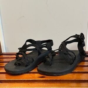 Chaco Black Strappy Sandals
